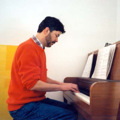 J. Ochshorn on piano