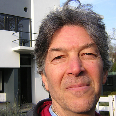 Jonathan Ochshorn in Utrecht, at the Rietveld Schroder House