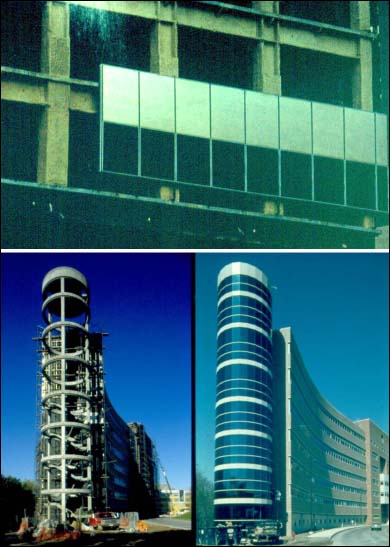 Structural spacer glazing examples