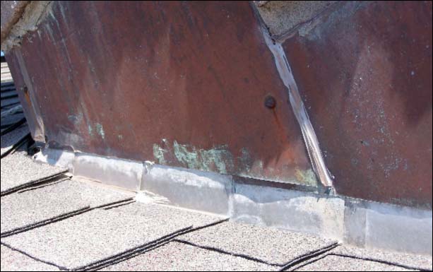 showing galvanic corrosion