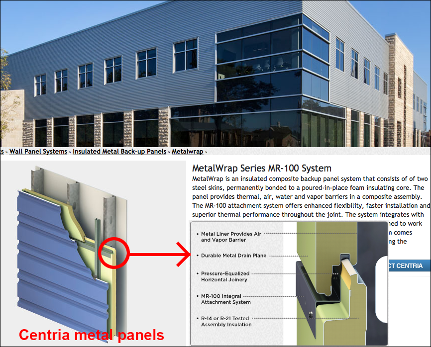 Centria Metal Panel Wall System