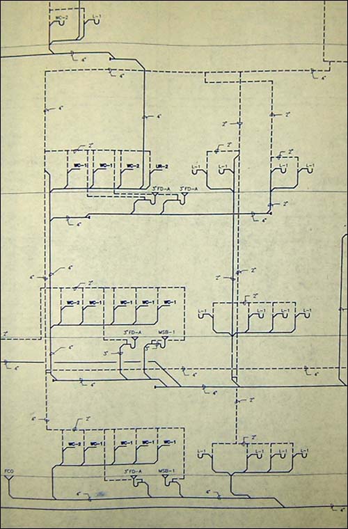 Lincoln Hall, Cornell partial plumbing diagram