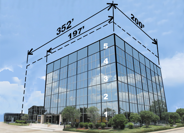 example of biggest allowable office building