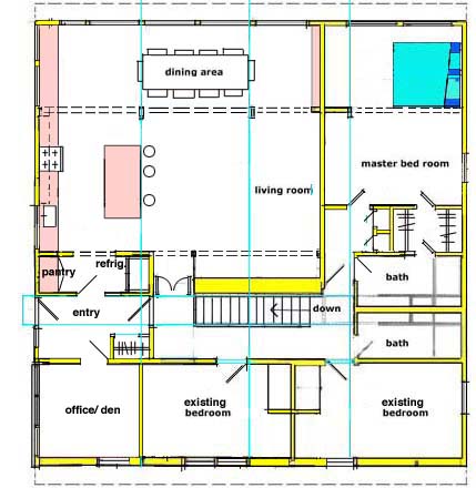 proposed 1st-floor plan