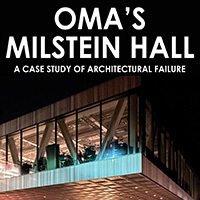 book cover for OMA's Milstein Hall by Jonathan Ochshorn
