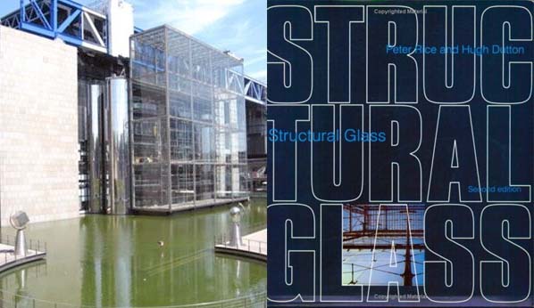 Rice and Dutton: Structural Glass book cover and La Cité des Sciences et de l'Industrie