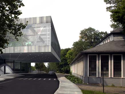 view of proposed milstein hall and foundry, Cornell