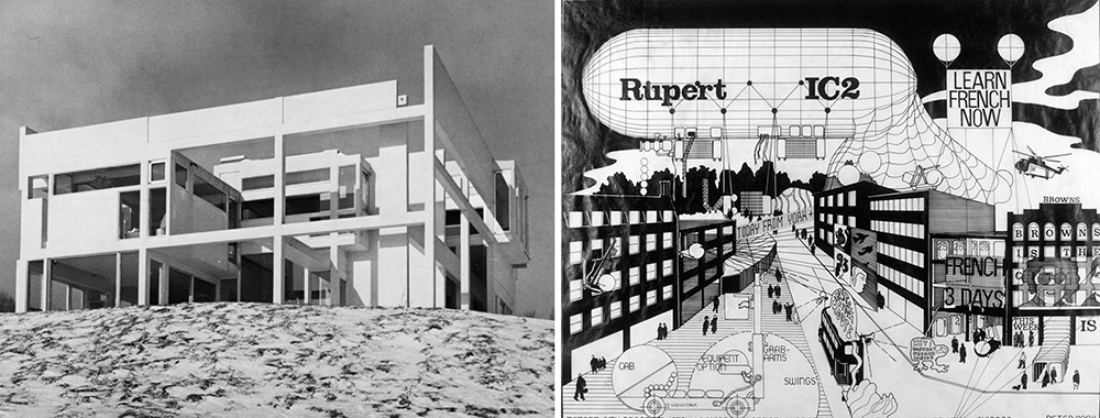Peter Eisenman's House II and Archigram's Instant City